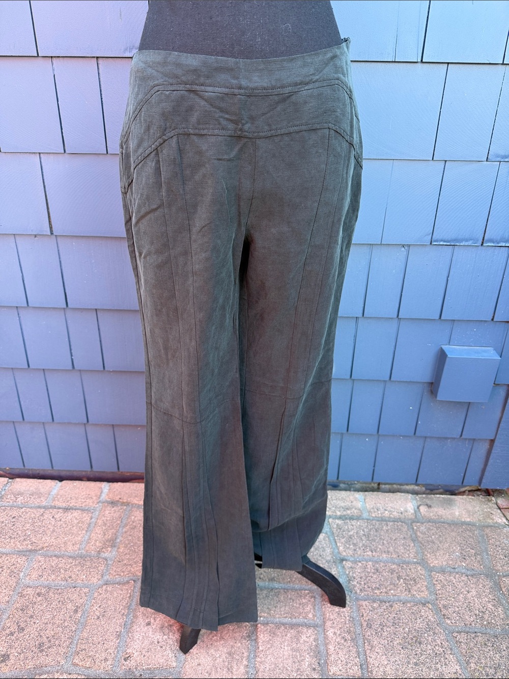 💚💚💚Paula Hermanny 36 / 2 Deco Pants NWT Green 2